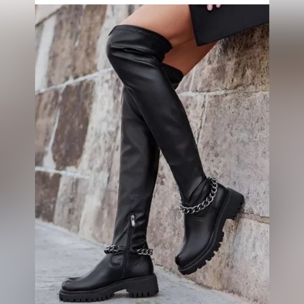 GBG Los Angelos High Knee Boots